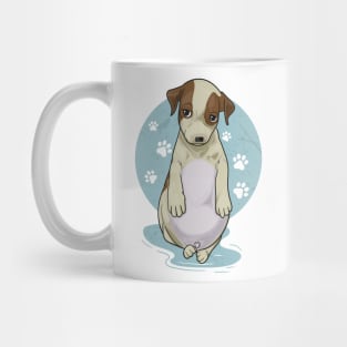 chubby dog meme Mug